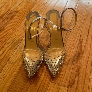 Christian Louboutin Blush Spikaqueen Pumps